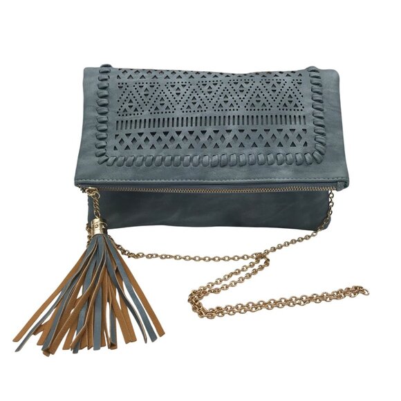 Eam Forever Blue Foldable Convertible Clutch - Picture 1 of 12